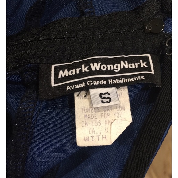 Mark Wong Nark - Dark Blue Bandage Dress - Picture 3 of 3